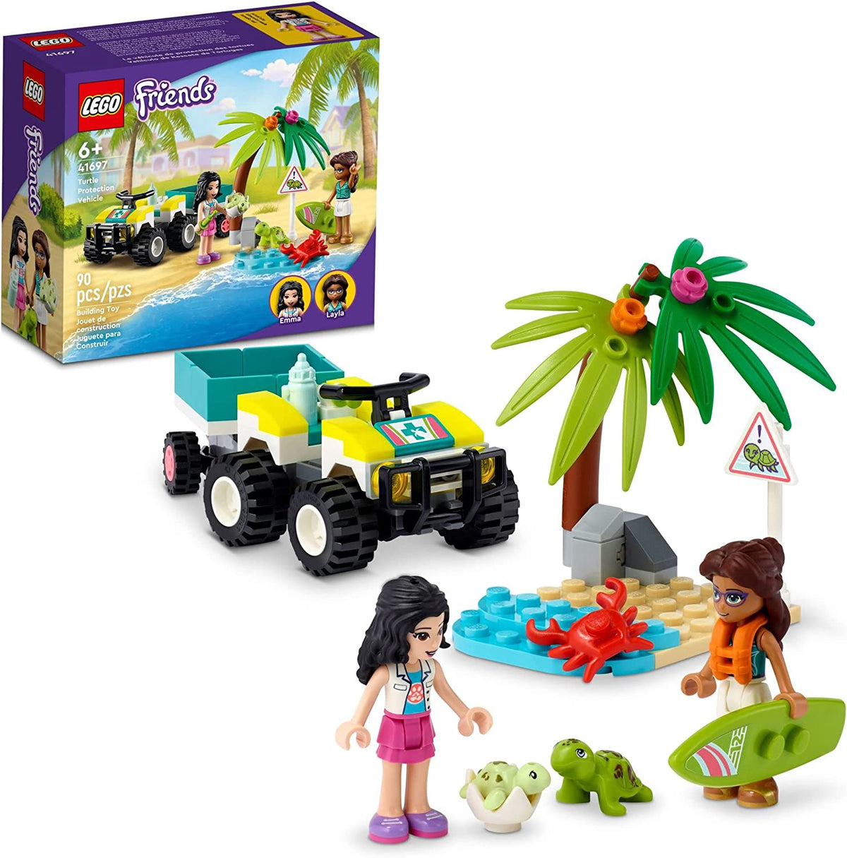 LEGO Toy Friends Turtle Protection Vehicle 90PCS 41697