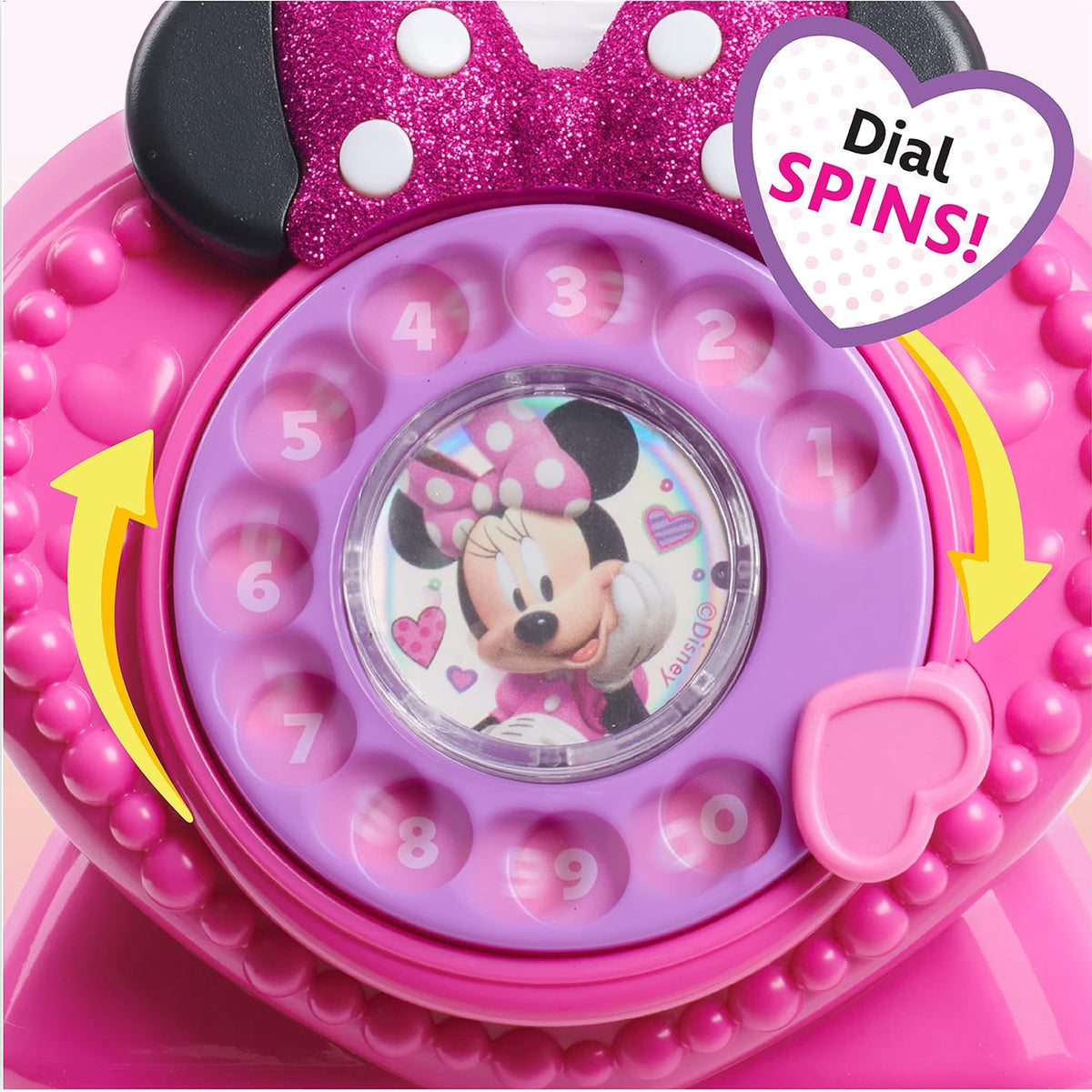 DISNEY Toy Minnie Mouse Rotary Phone
