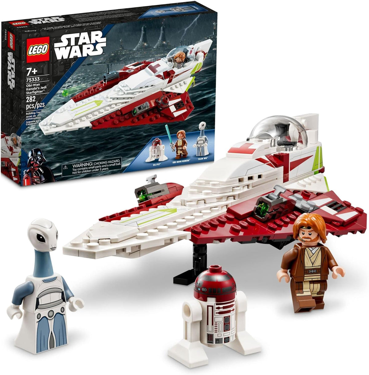 LEGO Toy Star Wars OBI-WAN Kenobi's Jedi Starfighter 75333