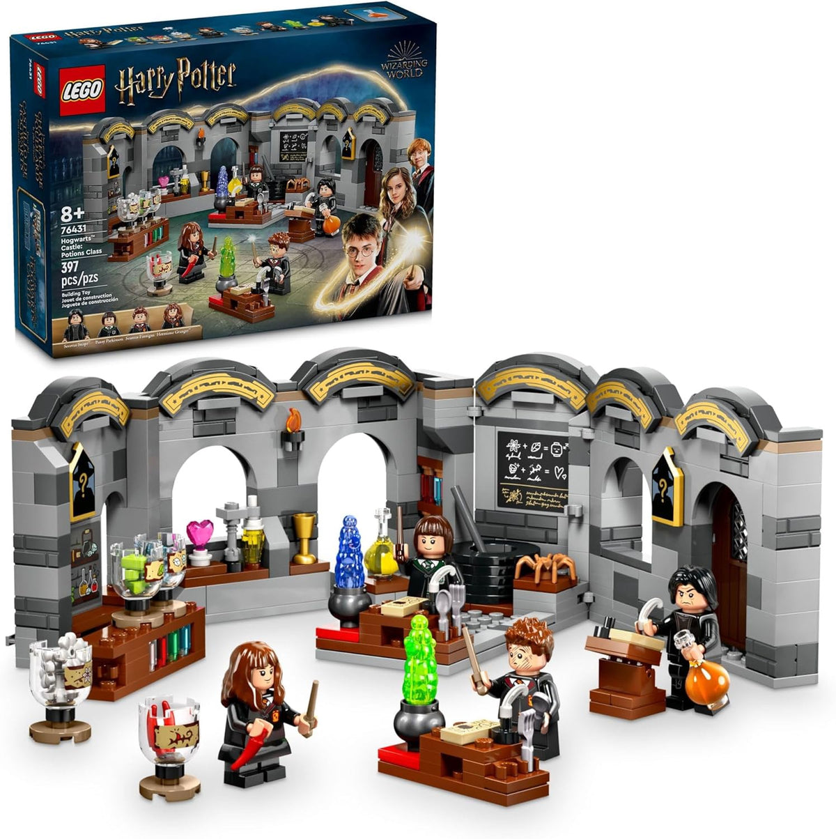 LEGO Toy Harry Potter Hogwarts Castle Potions Class 397PCS 76431