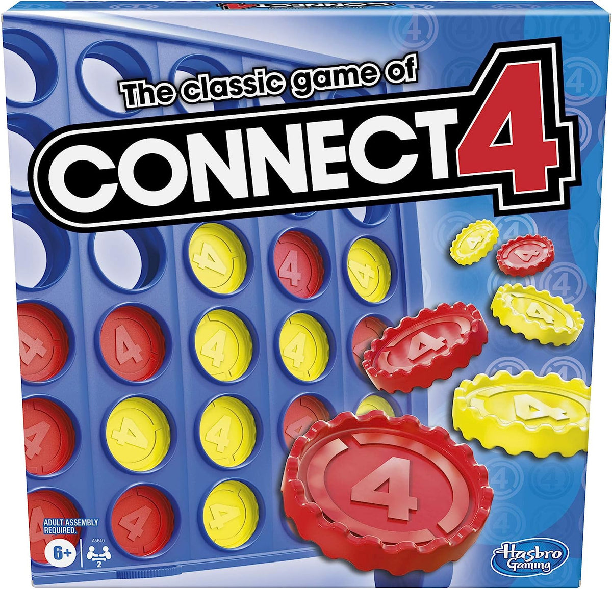 HASBRO Game Connect 4 Classic Grid