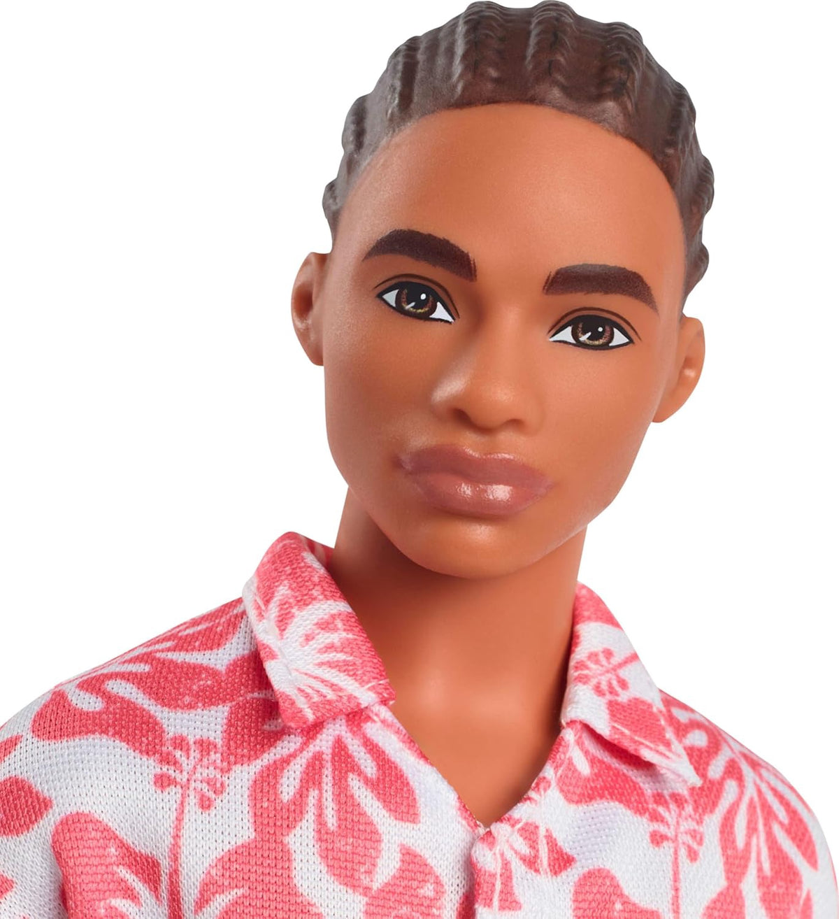 BARBIE Toy Doll Fashionistas Ken with Braided Brown Hair