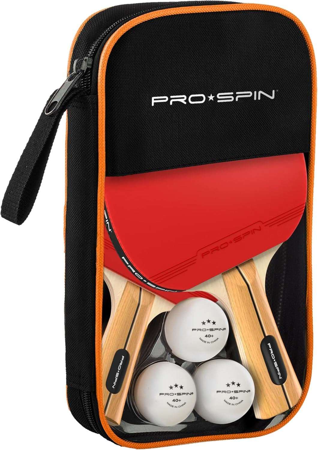 Table Tennis Rackets Pro Spin 2-PLAYER Set