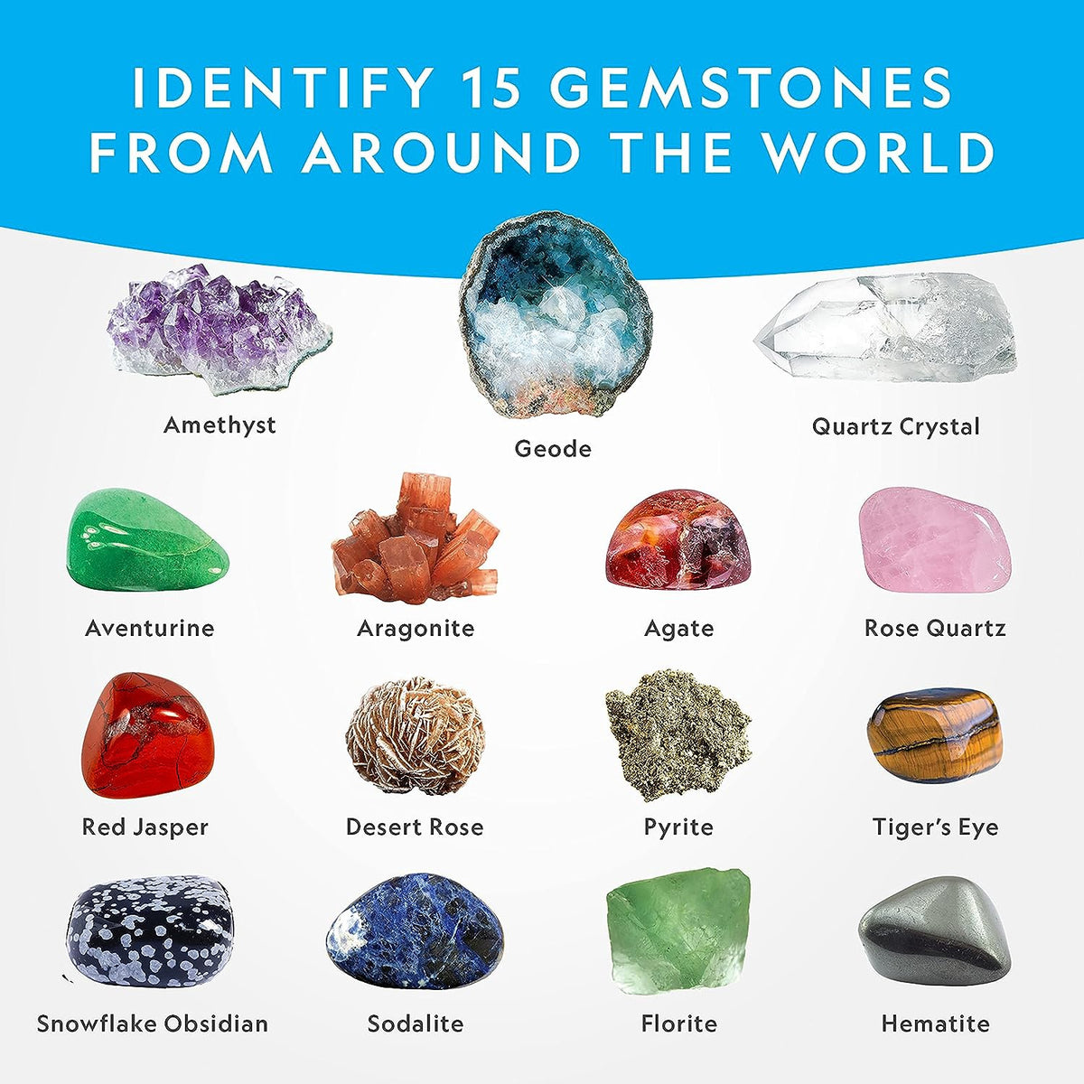 NATIONAL GEOGRAPHIC Toy Mega Gemstone Dig Kit