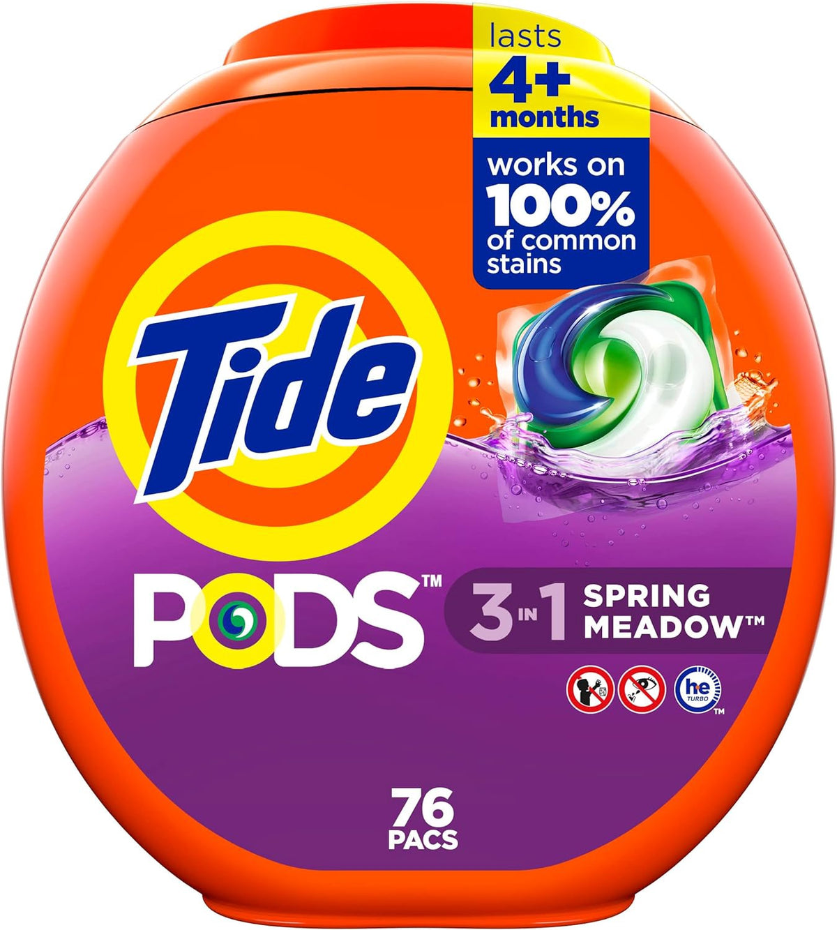 TIDE Washing Machine Detergent Pods / Free & Gentle 76 Count