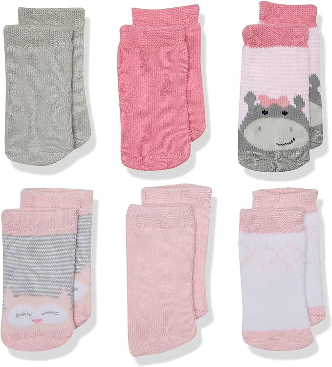 LUVABLE FRIENDS Baby Socks 6 Pair
