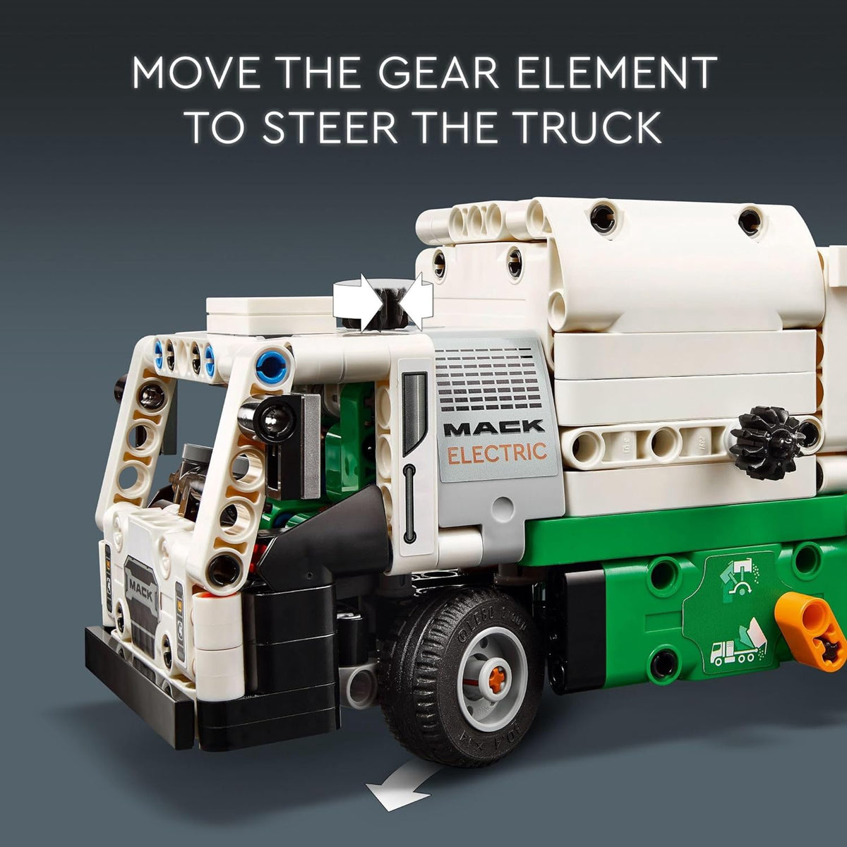 LEGO Toy Technic Garbage Truck Mack Lr Electric 42167 503PCS