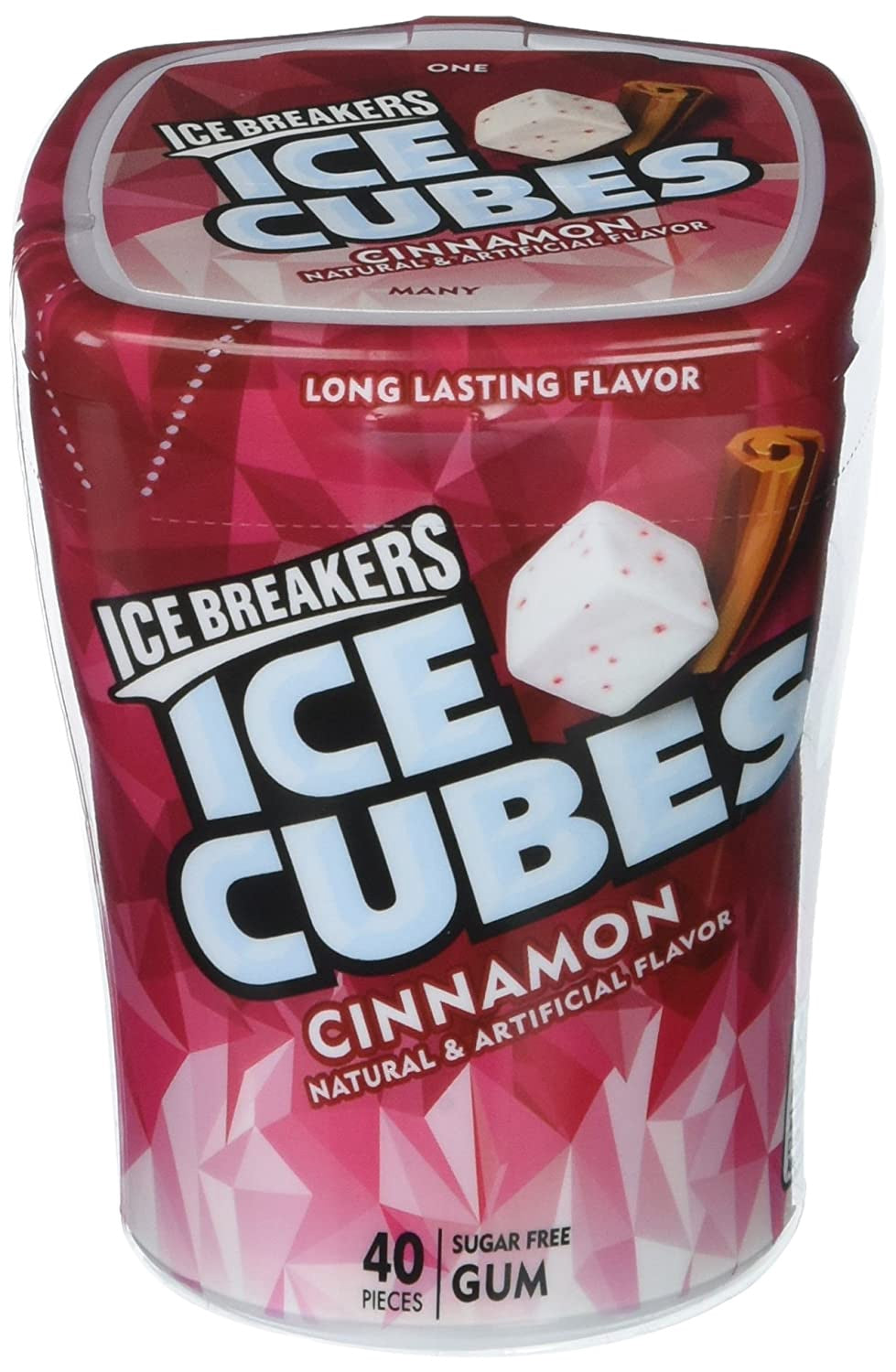 HERSHEY'S Ice Breakers Ice Cube Cinnamon Sugar Free Gum 40-PIECES