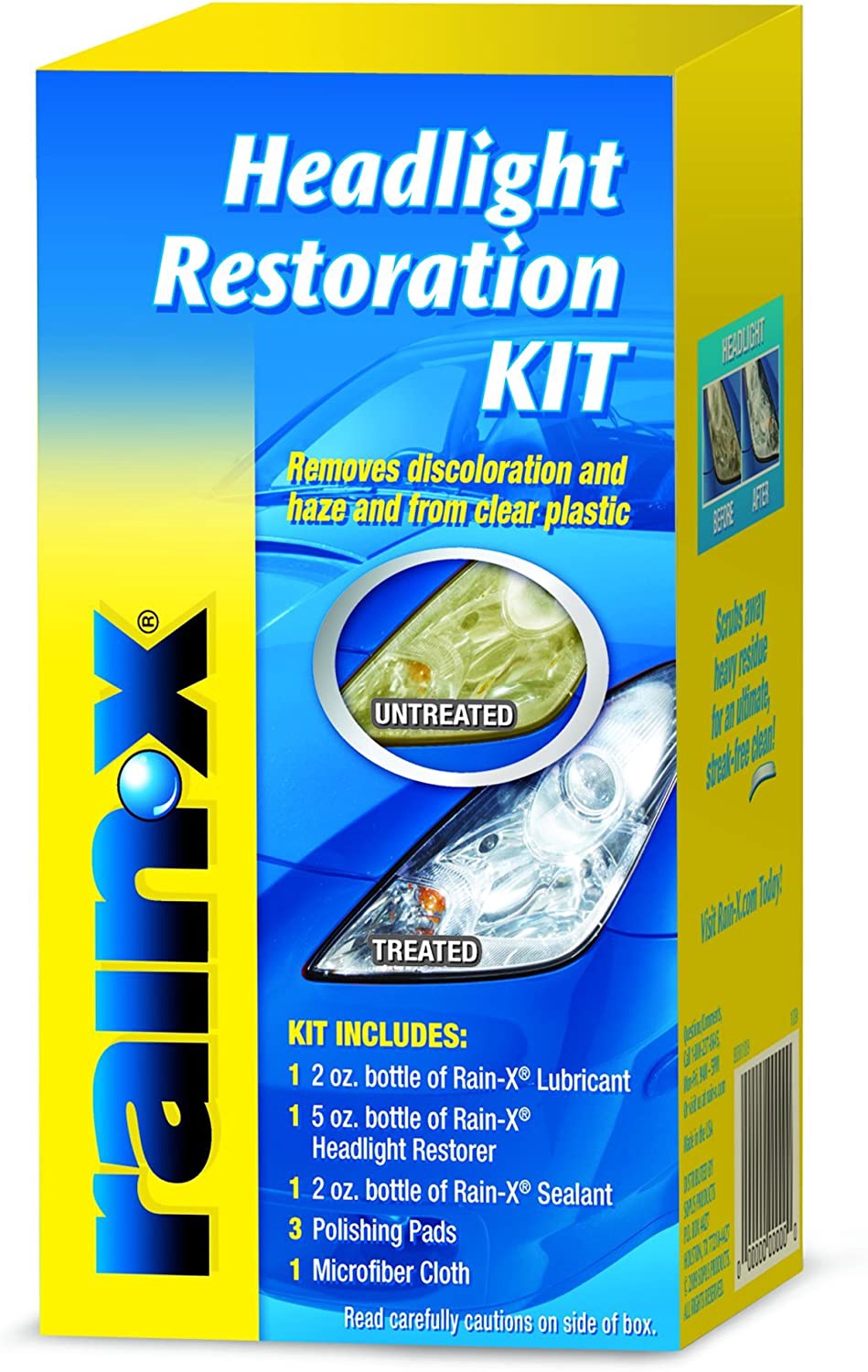 RAIN-X Headlight Restoration Kit 800001809 0618