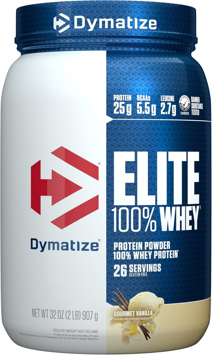 DYMATIZE Supplement Elite Whey Protein Powder 2LBS