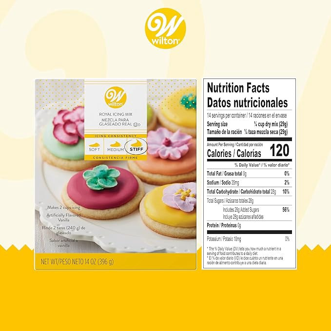WILTON Baking Royal Icing Mix 14OZ 396G 710-=1219