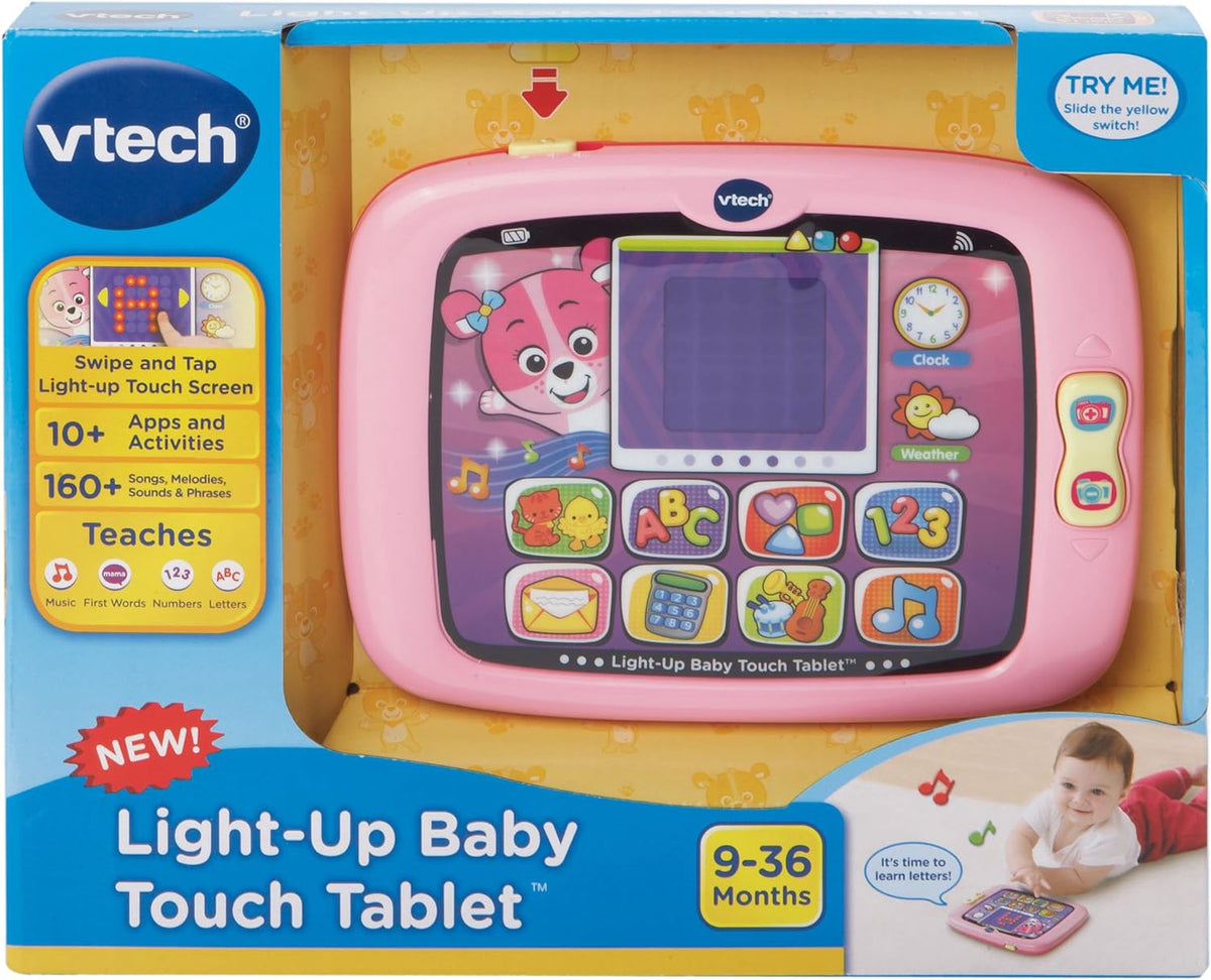VTECH Toy LIGHT-UP Baby Touch Tablet Pink
