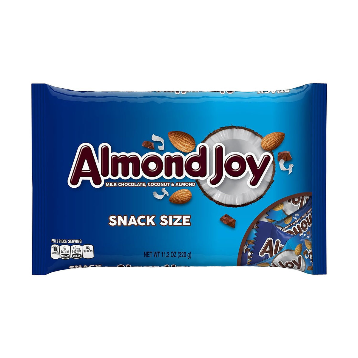 HERSHEY'S Almond Joy Snack Size 11.3OZ 320G