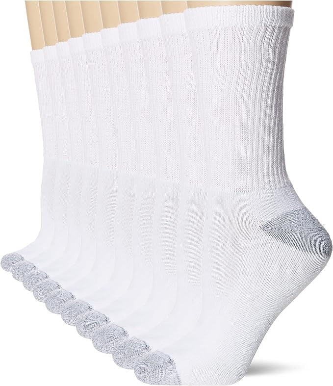 HANES Women Socks 10PACK Crew / Ankle 8-12