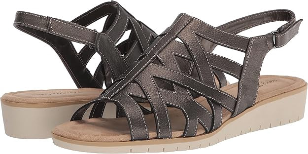 EASY STREET Footwear Women Carly Wedge Sandal