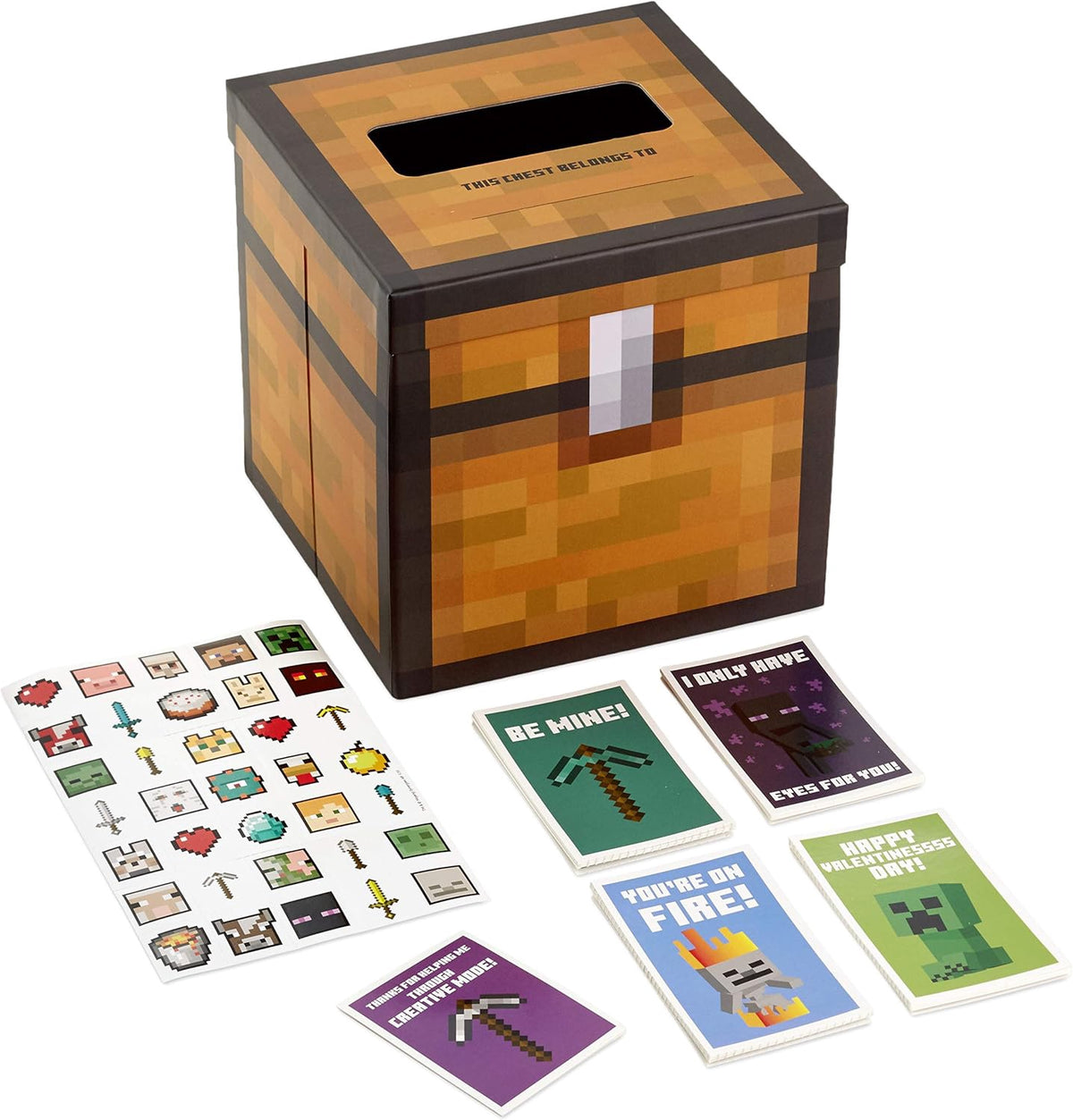 HALLMARK Valentine Cards and Mailbox for Kids School Exchange