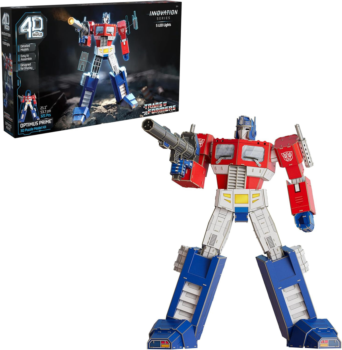4D BUILD Puzzle Transformers Optimus Prime 321PCS