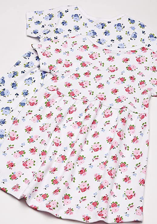 LUVABLE FRIENDS Baby Dress Set 4PC Floral