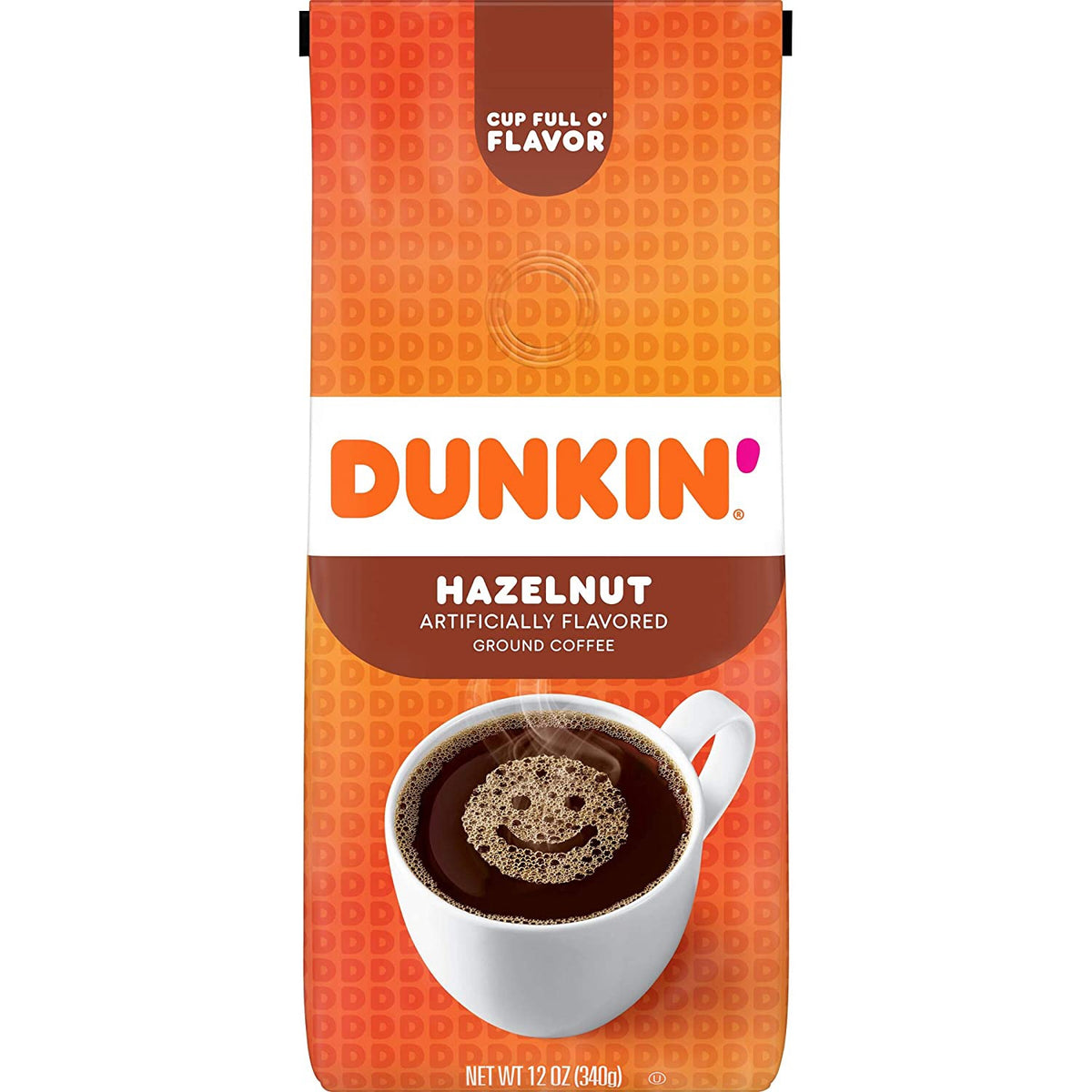 DUNKIN' Dunkin' Coffee Hazelnut Ground 12OZ 340G