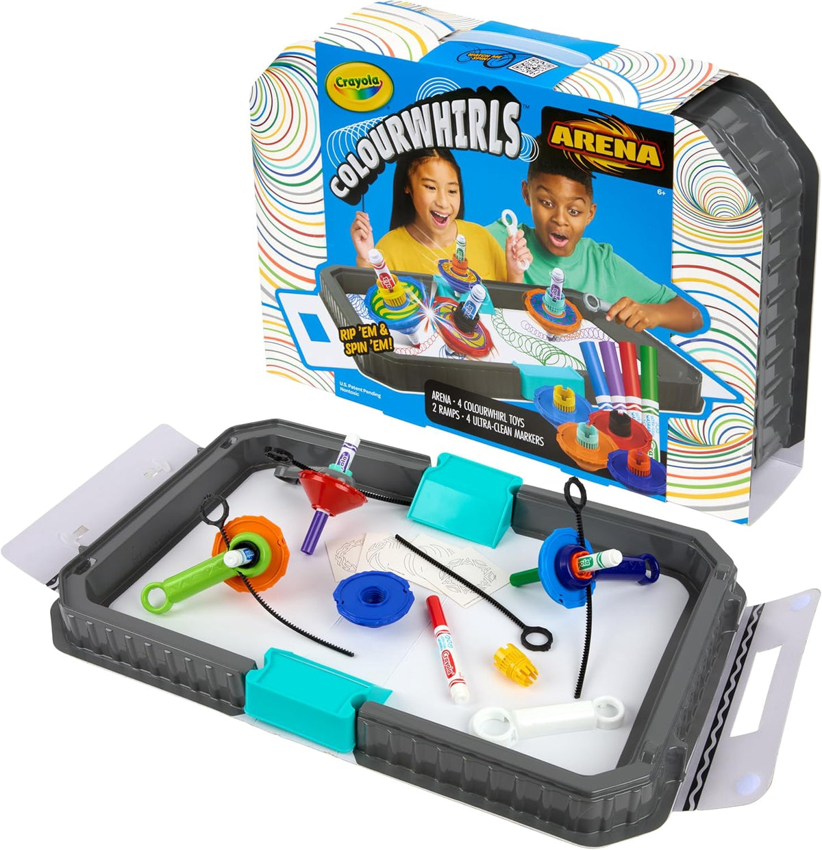 CRAYOLA Toy Colourwhirls Battle Arena Art Game