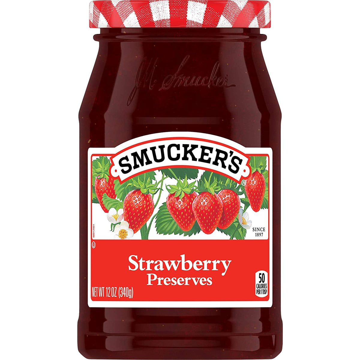 SMUCKER'S Strawberry Preserves 12OZ 340G