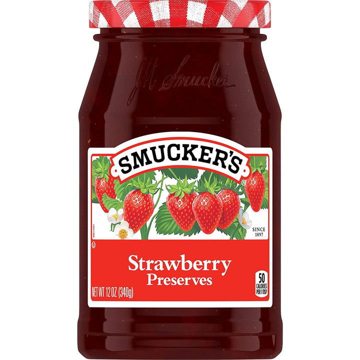 SMUCKER'S Strawberry Preserves 12OZ 340G