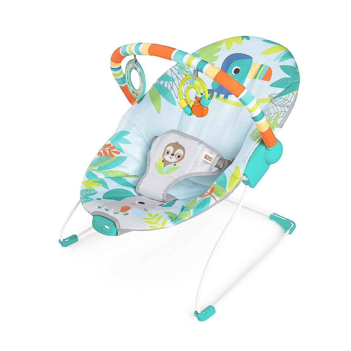 BRIGHT STARTS Baby Bouncer Flamingo Vibes / Rainforest Vibrating