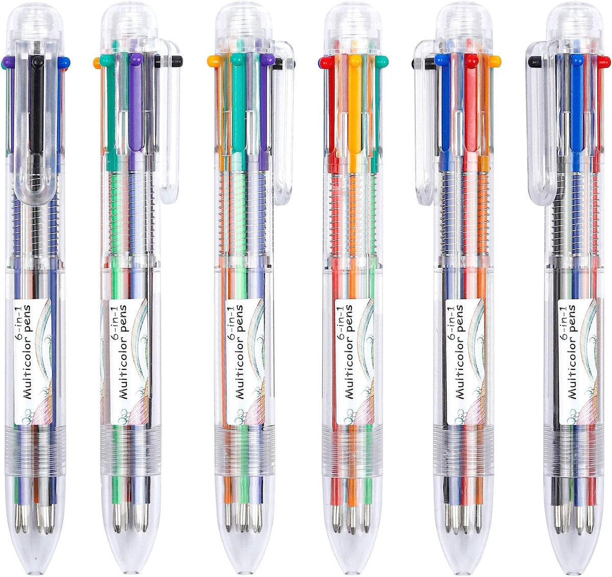 Stationery Pen 6 IN 1 Multicolor