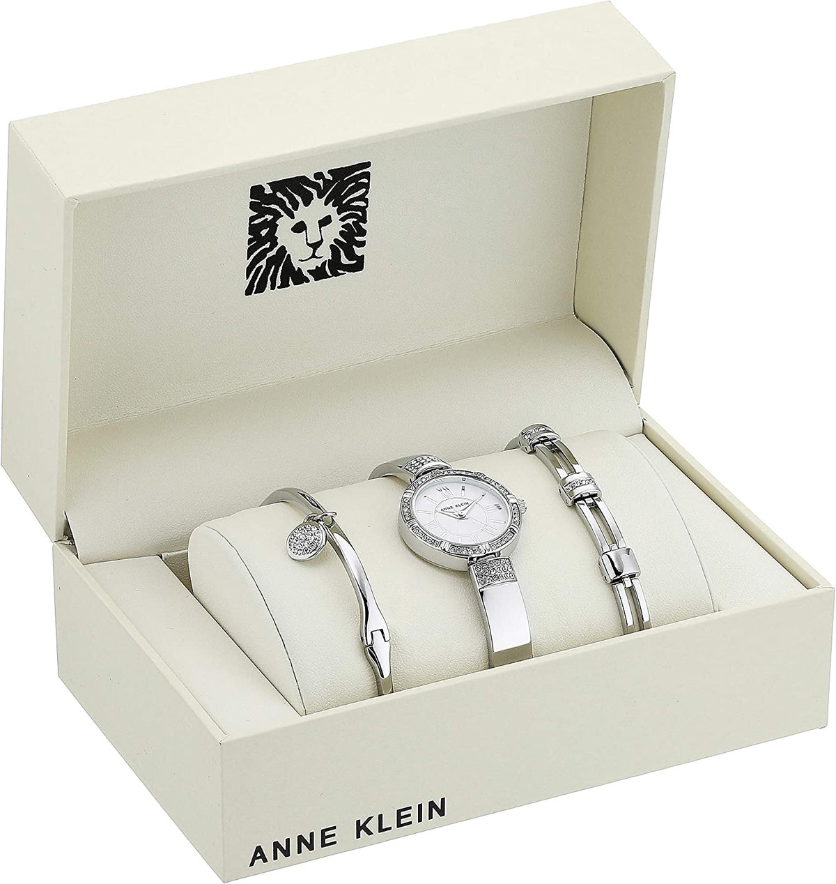 ANNE KLEIN Watch Women Set Silver 3295SVST