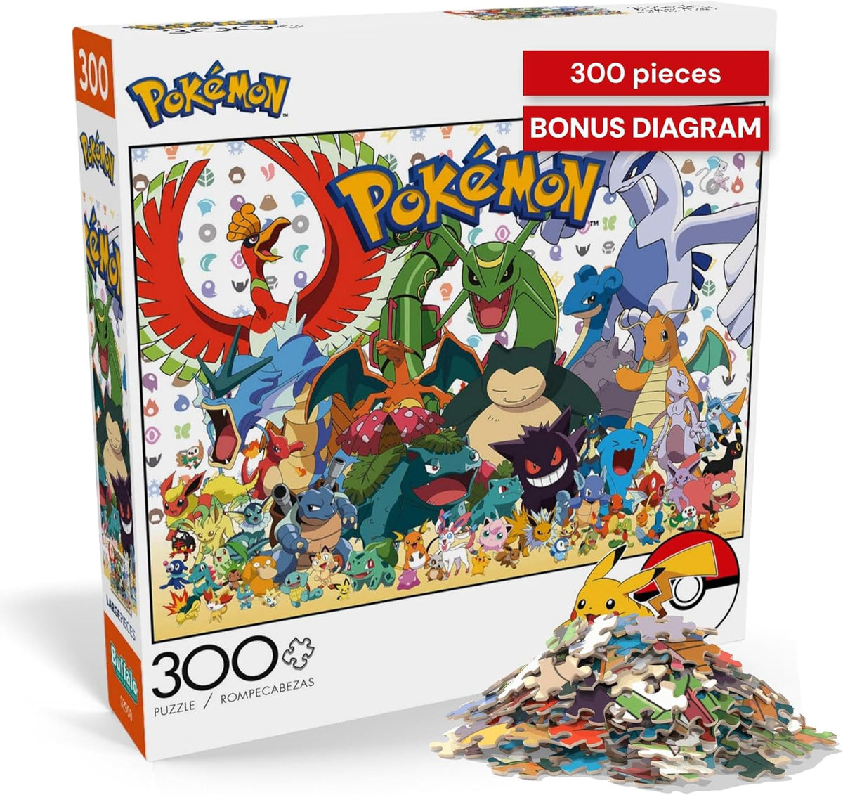 BUFFALO GAMES Puzzle Jigsaw Pokémon 300PC