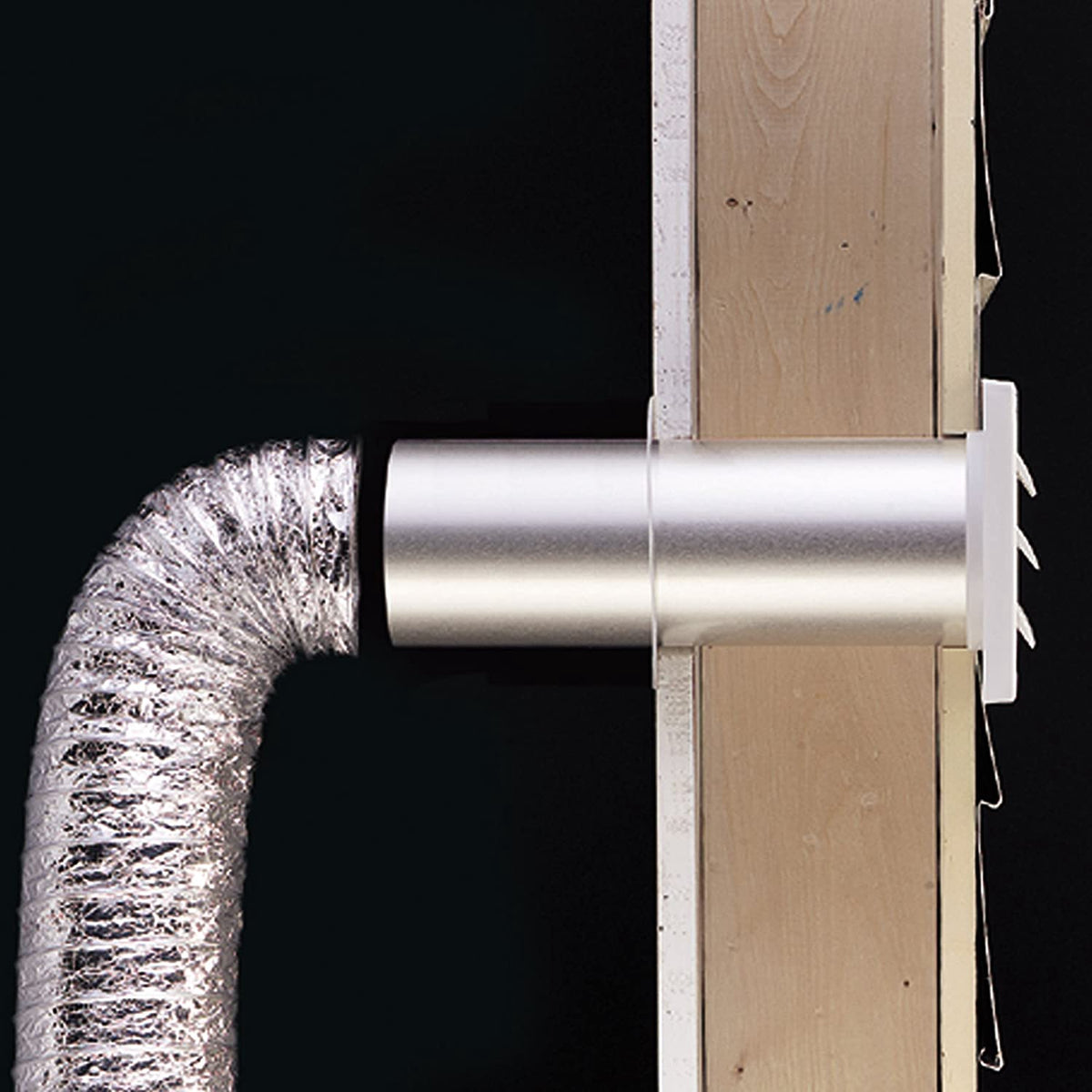 DEFLECT Duct Vent Kit 4" -O FAUL0408FK SK8WFW 8' Dryer Flex
