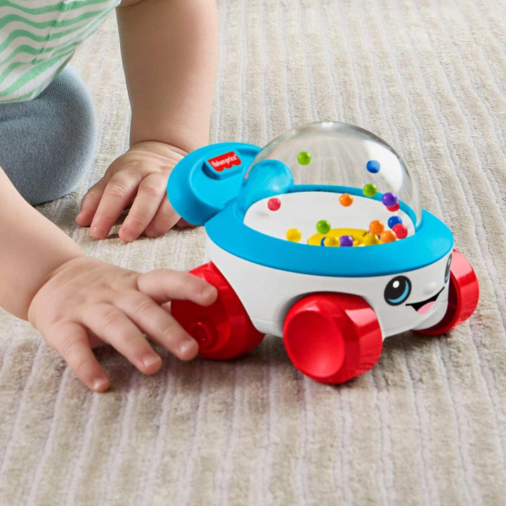 FISHER-PRICE Toy Corn Popper PUSH-ALONG Vehicle W/ Sounds