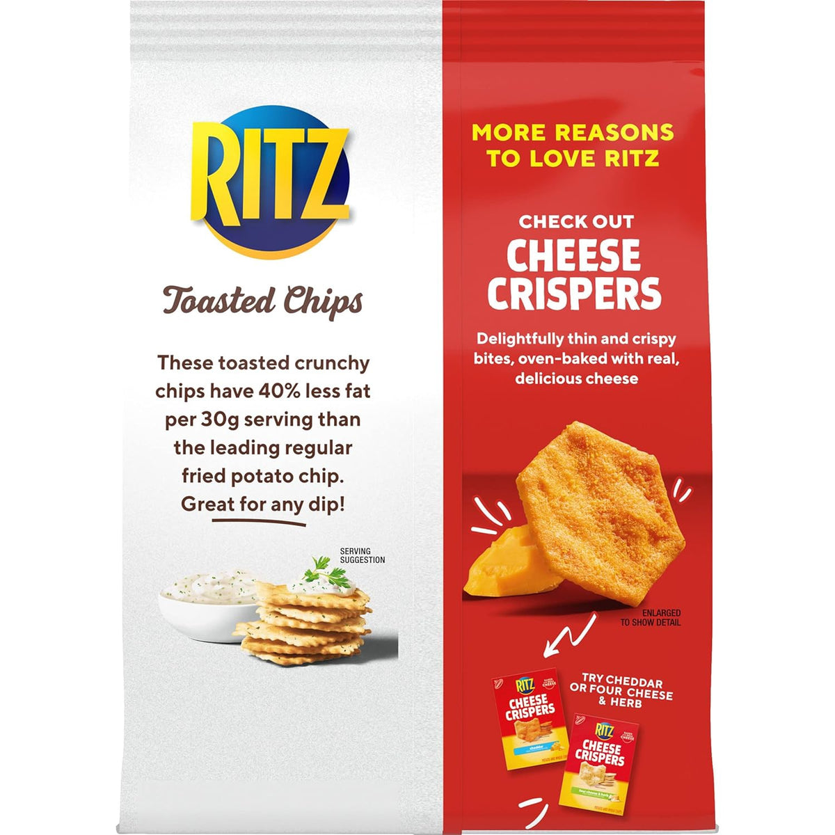 NABISCO Ritz Ranch Toasted Chips 8.1OZ 229G