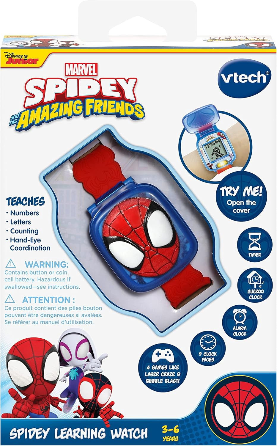 VTECH Watch Kids Spidey & His Amazing Friends