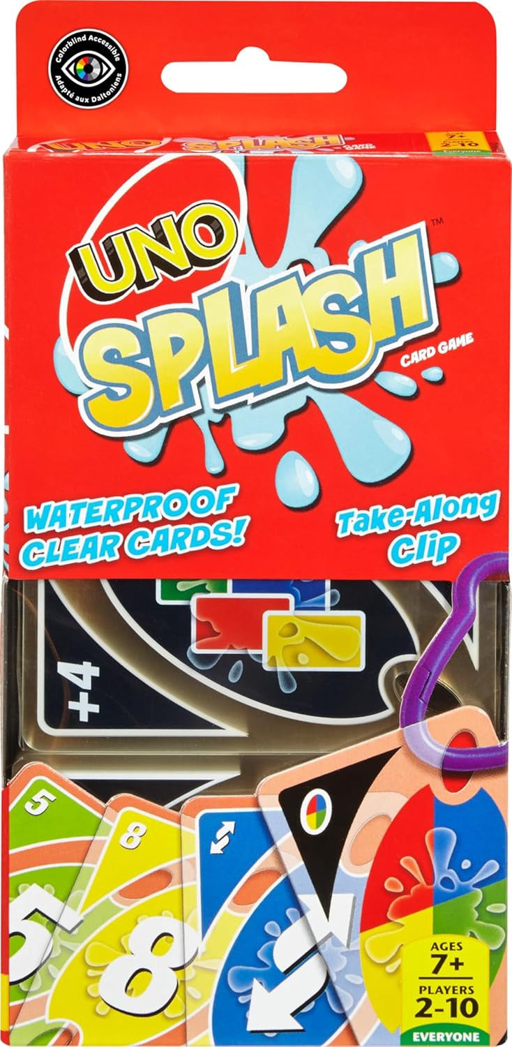 MATTEL Game Games Uno Splash