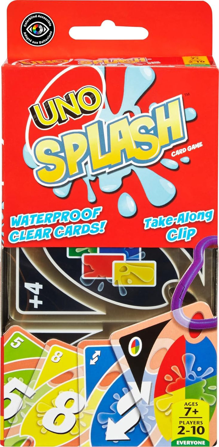 MATTEL Game Games Uno Splash