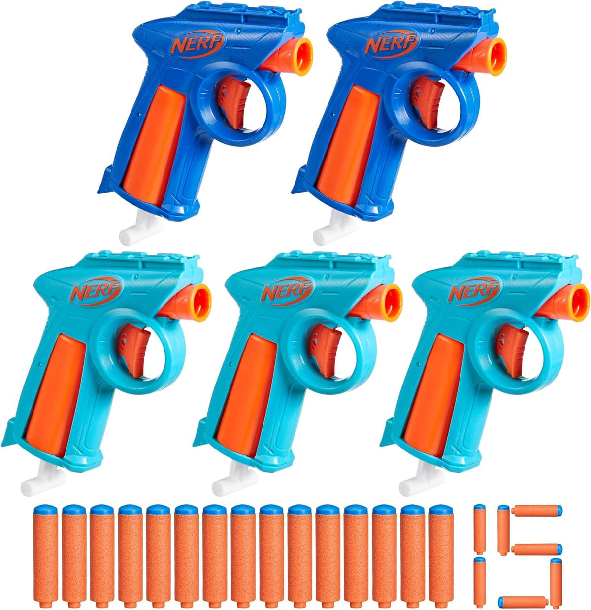 NERF Toy N Series 5 Pack Flex Blasters