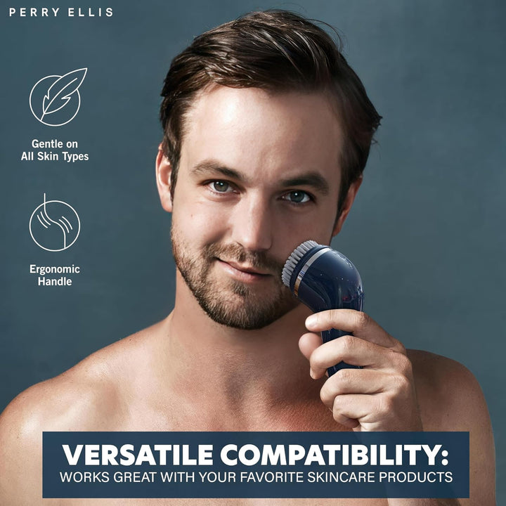 PERRY ELLIS Facial Massage & Cleanser 4-IN-1 Cordless Set