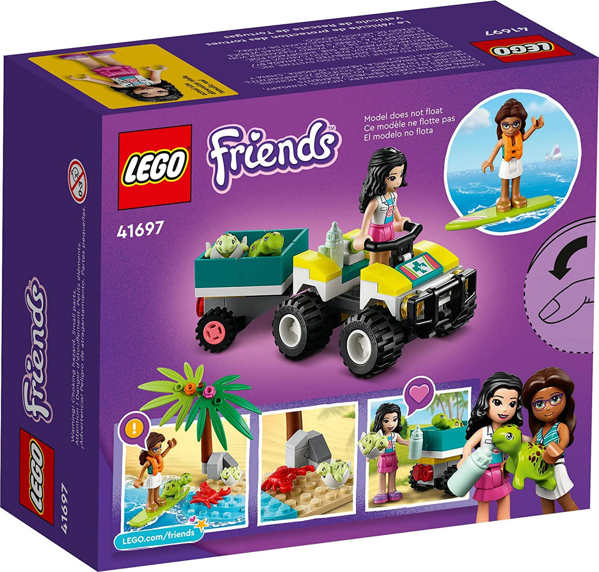 LEGO Toy Friends Turtle Protection Vehicle 90PCS 41697