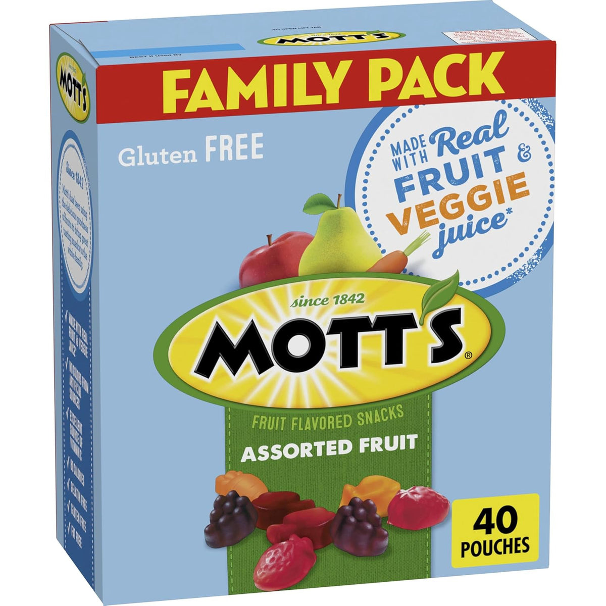 MOTT'S Fruit Flavored Snacks 40COUNT