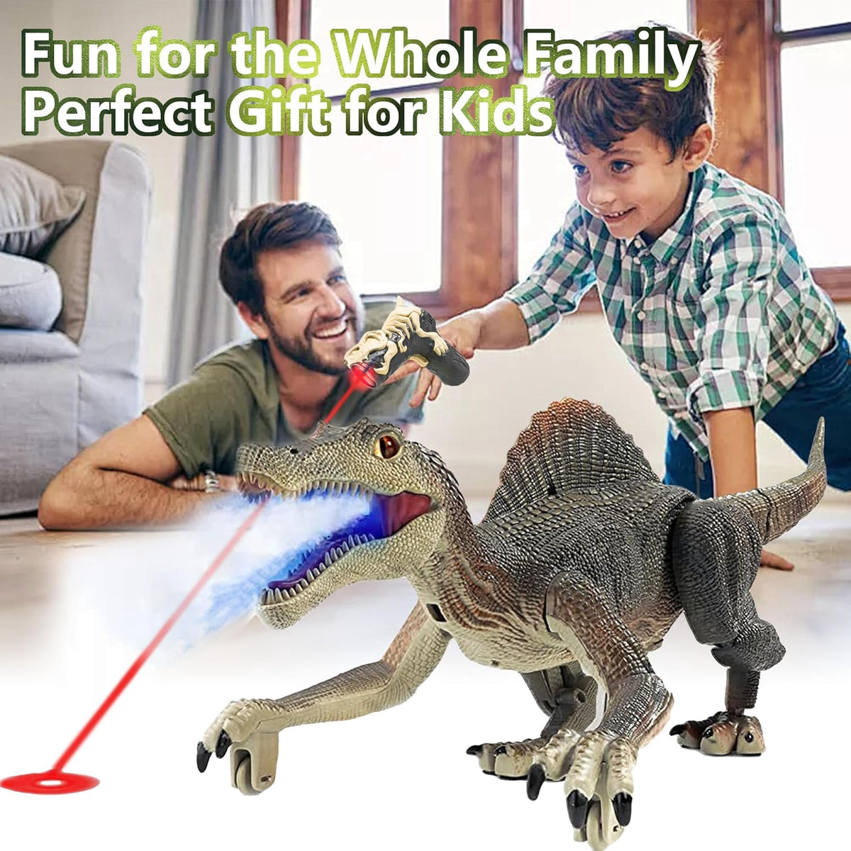 GENERIC Toy Dinosaur Leader Light Chasing Remote Control Fandina