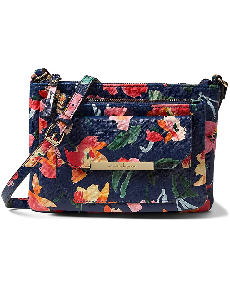 NANETTE LEPORE Bag Jarson Double Zip Flap Crossbody