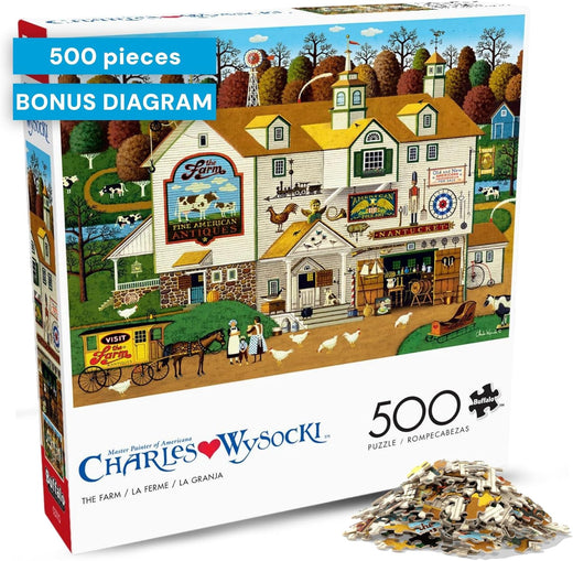 BUFFALO GAMES Puzzle Jigsaw the Farm 500PC