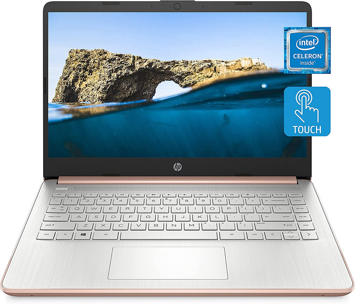 HP Laptop 14-DQ0070NR Pale Rose Gold Windows 11 14"