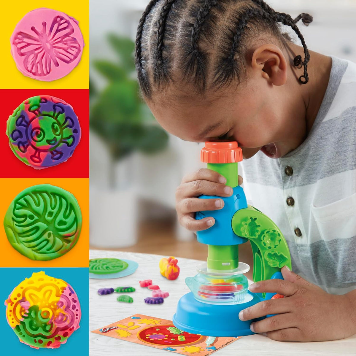 PLAY-DOH Toy Light & Look Microscope
