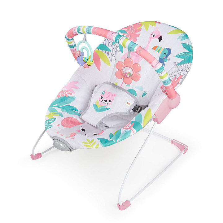 BRIGHT STARTS Baby Bouncer Flamingo Vibes / Rainforest Vibrating