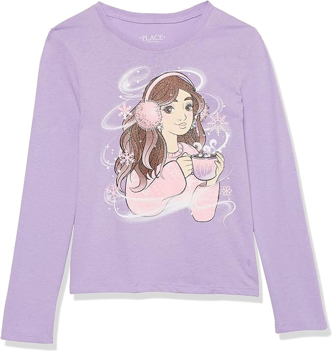 THE CHILDREN'S PLACE Kids T-SHIRT Children's Place Long Sleeve Lilac