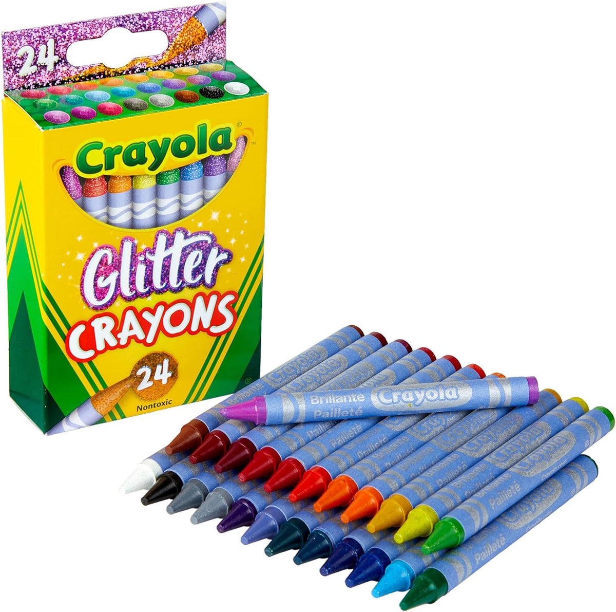 CRAYOLA Crayon Glitter 24PC