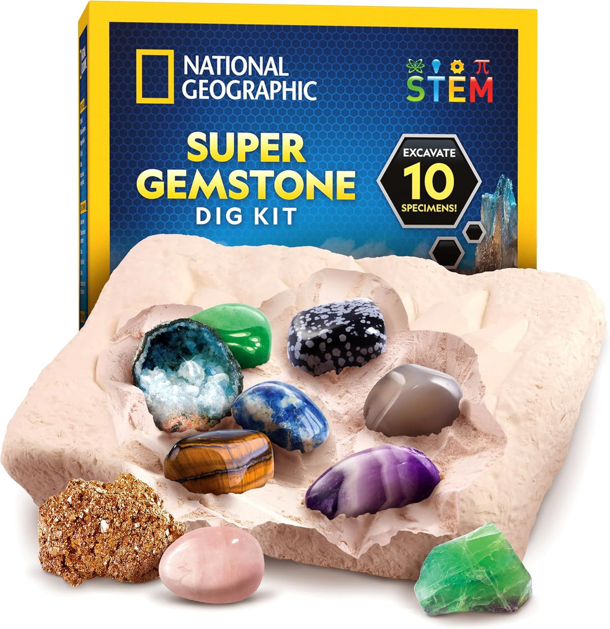 NATIONAL GEOGRAPHIC Toy Gemstone Dig Kit