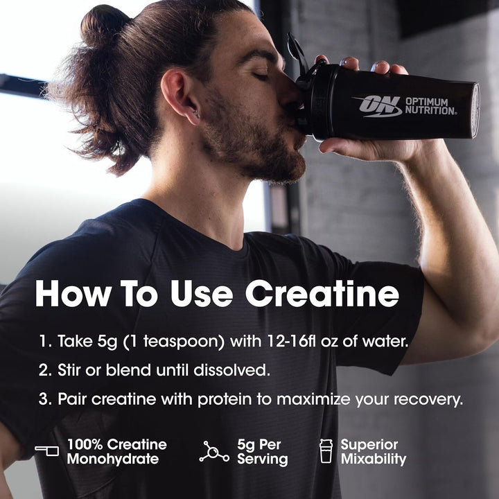 OPTIMUM NUTRITION Supplement Micronized Creatine Unflavored 60 Servings
